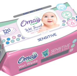 Μωρομάντηλα Omay 120τεμ. Sensitive