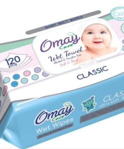 Μωρομάντηλα Omay 120τεμ. Classic