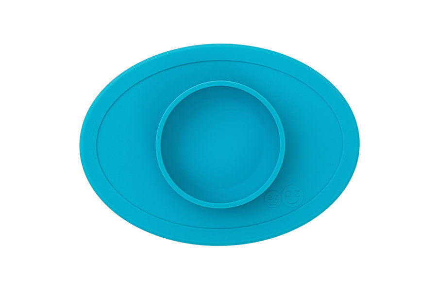 Δίσκος και πιάτο σε ένα Tiny Bowl Blue