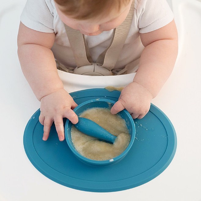 Δίσκος και πιάτο σε ένα Tiny Bowl Blue - Image 3